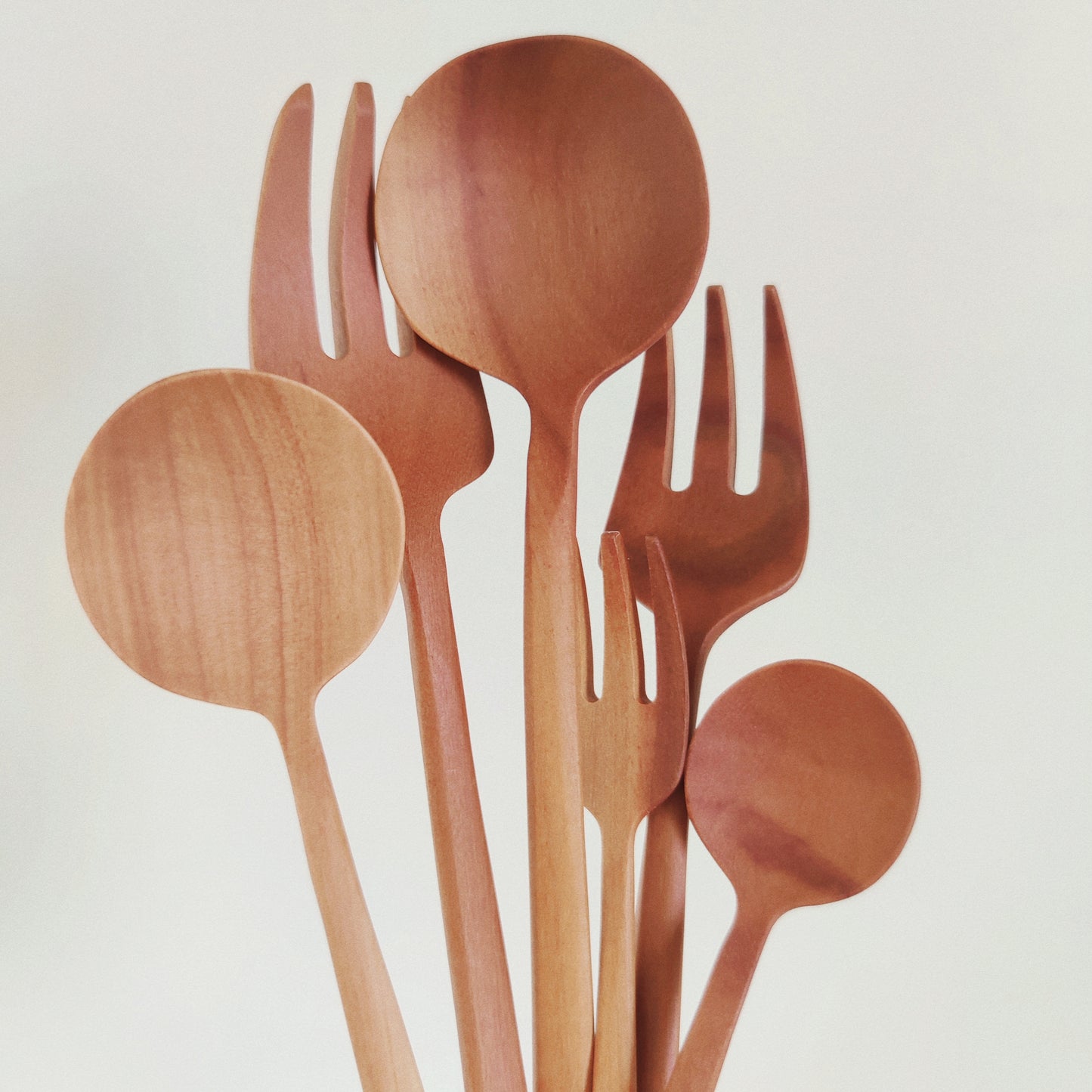 DINNER SET | NATURAL WOOD CUTLERY