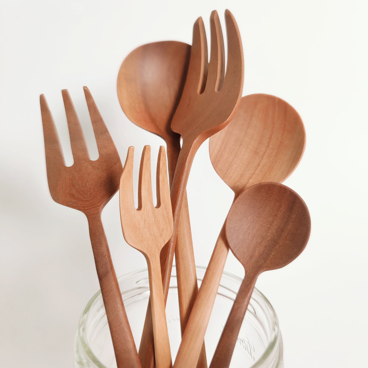 DINNER SET | NATURAL WOOD CUTLERY