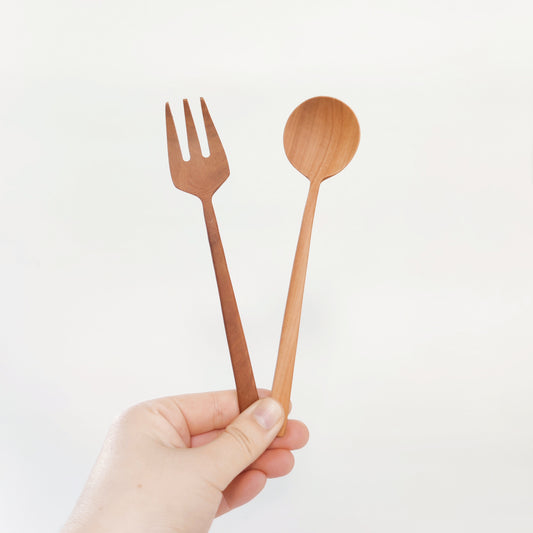 TABLE SET | NATURAL WOOD CUTLERY