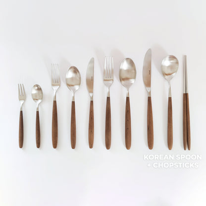 KOREAN SPOON + CHOPSTICKS | MAPLE CUTLERY